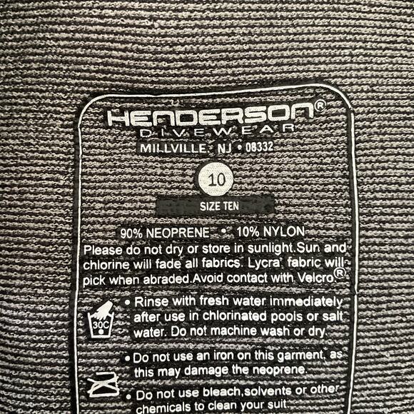 Henderson Thermaxx Womens Front Zip Shorty Wetsuit size 10 - Picture 9 of 16